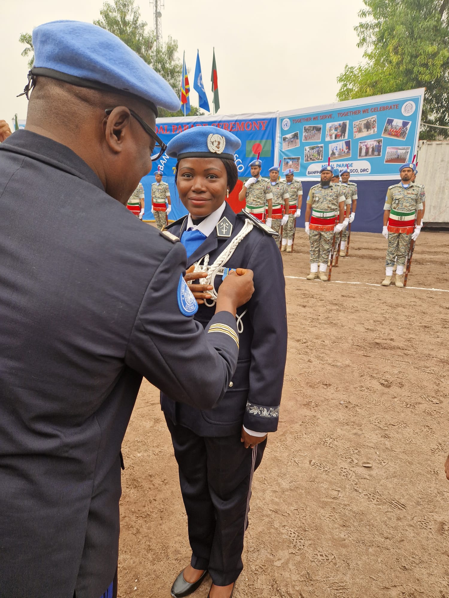 Decoration de Madame la conseillère genre/MONUSCO